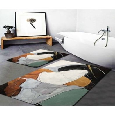 Kúpeľňové predložky v súprave 2 ks 60x100 cm Post Modern Art – Mila Home