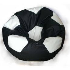 Sedací vak čierno biela futbalová lopta TiaHome