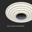 LED Stmievateľné stropné svietidlo LED/125W/230V 3000-6500K + DO