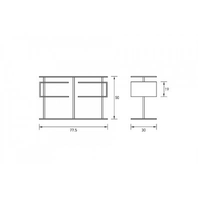 Radius design cologne Stolík RADIUS DESIGN (X-CENTRIC TABLE 2 green 570D) zelený