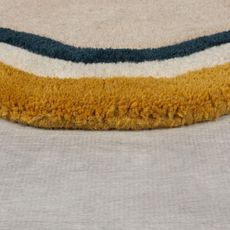 Flair Rugs , Kusový koberec Wool Scallop Leo Border Multi, 200x290, viacfarebná, obývacia izba