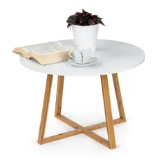 ModernHome Moderný škandinávsky konferenčný stolík, 60 cm bambus