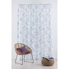 Bielo-modrá záclona 300x260 cm Elsa - Mendola Fabrics