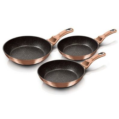 Berlinger Haus 3-dielna sada panvíc Rosegold Metallic Line