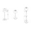 Zuma Line ETLED-658-CM - LED Stm. nabíj. lampa POCO LED/2W/1200 mAh IP44 krémová
