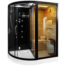 M-Spa - Sauna so suchou parou s funkciou hydromasáže 180 x 110 x 223 cm Pravá