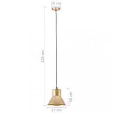 Závesná lampa mosadz Dekorhome 17 cm