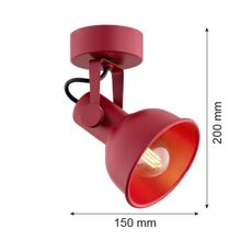 Argon 8298 - Bodové svietidlo LENORA 1xE14/7W/230V červená