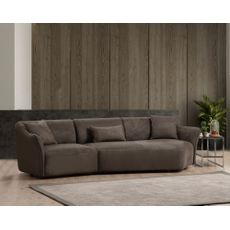 Mentis Corner elegantná trojmiestna pohovka Grey