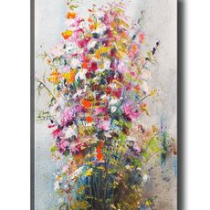 Wallity Obraz na plátne Flower still life 50x70 cm