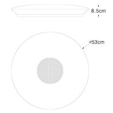 GLOBO 41329N - LED RGBW Stmievateľné stropné svietidlo NICOLE LED/50W/230V + DO