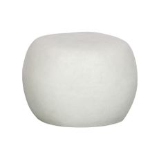 Biely okrúhly konferenčný stolík ø 50 cm Pebble – vtwonen