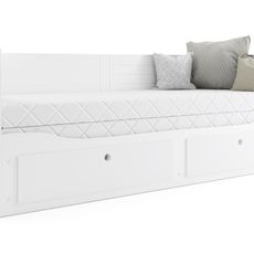 Interbeds Hermes Skladacia detská posteľ 80x200 biela (po rozložení 160x200cm)