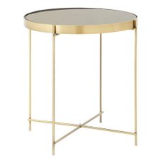 Sklenený okrúhly odkladací stolík ø 43 cm Allure – Premier Housewares