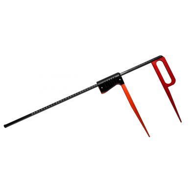 Lesnícka priemerka KINEX Red&Black LINE 1000 mm (delenie 1mm)