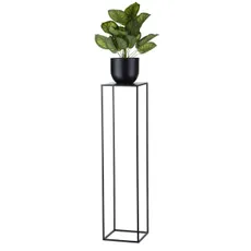 DekorStyle Květinový stojan CHARR 100 cm černý