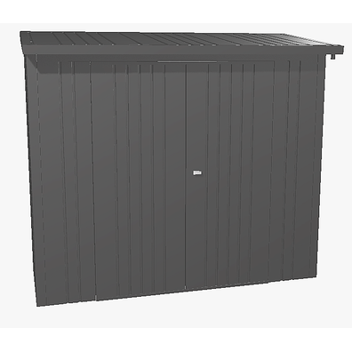 Biohort Viacúčelový sklad krbového dreva BIOHORT drevník WoodStock 229 x 102 (tmavo šedá metalíza)
