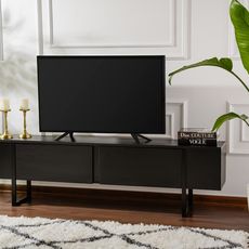Elegantný televízny stolík Serenity 180 cm, čierny