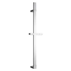 Nástenná sprchová tyč z nerezovej ocele v lesklej striebornej farbe 68 cm Design – Wenko