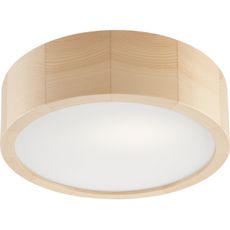 Stropné kúpeľňové svietidlo NATURAL 2xE27/15W/230V IP54 borovica pr. 27 cm