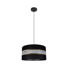 Luster na lanku CORAL 1xE27/60W/230V čierna