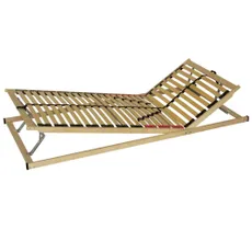 KONDELA Double Expert T5 polohovateľný lamelový rošt 80x200 cm prírodná