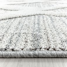 Ayyildiz , Kusový koberec Pisa 4703 Grey kruh, 200x200 (priemer) kruh, šedá, obývacia izba