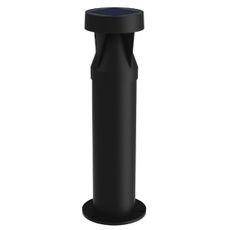 Philips Avery vonkajšie solárne stĺpové LEDsvietidlo čierne, 1,8 W, 200 lm, 2700 K
