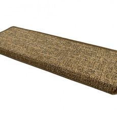 Vopi koberce Nášľapy na schody Alassio zlatohnedé obdĺžnik, samolepiaci - 25x80 obdĺžnik (rozmer vrátane ohybu)
