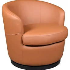 Xora DIZAJNOVÉ KRESLO, koža, medová