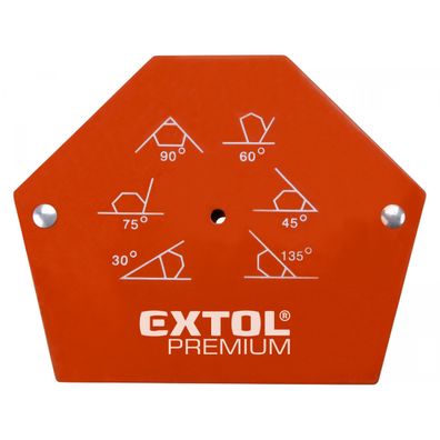 Zvárací magnet, 30°-45°-60°-75°-90°-135°, nosnosť do 22 kg