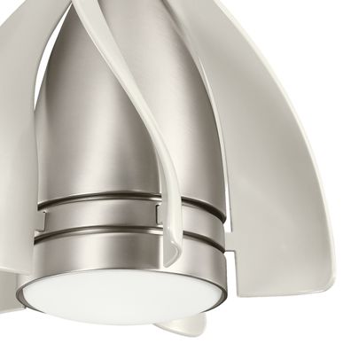 Kichler KLF-TERNA-15-BN-LED Stmievateľný stropný ventilátor TERNA LED/10W/230V+DO