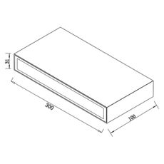 Top Light - LED Vonkajšie nástenné svietidlo LED/12W/230V IP65 čierna