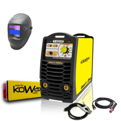 KOWAX GeniArc® 160EVO + 3m Káble + Kukla + Elektródy 2.5mm/2.5kg