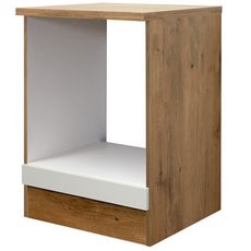 Kuchynská skrinka pre vstavanú rúru Avila, dub lancelot/krémová,60 cm