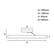 LED Stmievateľný prisadený luster LED/86W/230V 3000-6500K biela + diaľkové ovládanie