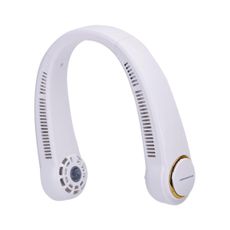 Aigostar - Nabíjací ventilátor na krk 4W/5V 2000mAh biela