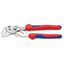 Kliešte, kliešťový kľúč 180 mm, Knipex 86 05 180 - chrómované, viaczložkové puzdrá