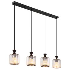 Globo 15742-4 - Luster na lanku JORDANA 4xE27/60W/230V čierna