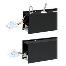 Ecolite LN5070-28W/CR - LED Stropné svietidlo DONAR LED/28W/230V 120 cm čierna