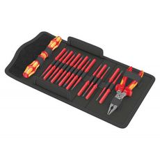 Wera 136027 Elektrické skrutkovače Kraftform Kompakt VDE 17 extra slim 1 (sada 16 dielov)