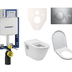 Cenovo zvýhodnený závesný WC set Geberit na zamurovanie + WC VitrA Integra vr. sedátka SIKOGE2V41