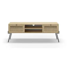 TV stolík v dekore duba v prírodnej farbe 140x51 cm Ecrin – Marckeric