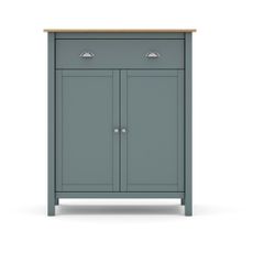Komoda sivozelená z borovicového dreva 90x110x40 cm Misti – Marckeric