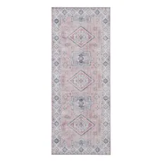 Svetloružový behúň Nouristan Gratia, 80 x 200 cm