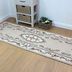 Flair Rugs koberce Ručne všívaný behúň Lotus premium Fawn - 67x210 cm