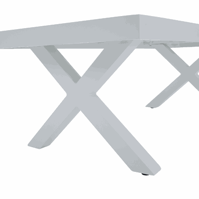 Záhradný 4-dielny set, svetlohnedá/biela/hnedá, aluminium, BABAK