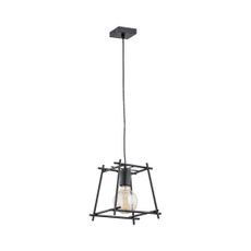 Luster na lanku NETI 1xE27/15W/230V čierna