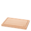 Drevená doska na krájanie so žliabkom 30 x 20 cm - Basic - 593012