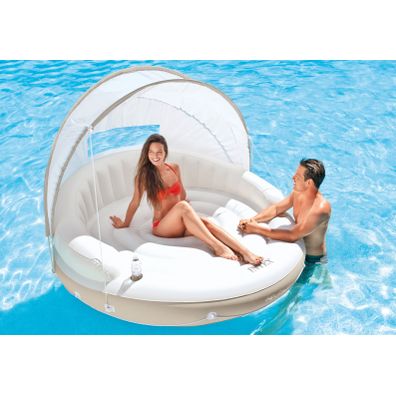Intex Nafukovací ostrovček so strieškou  199x150cm INTEX 58292